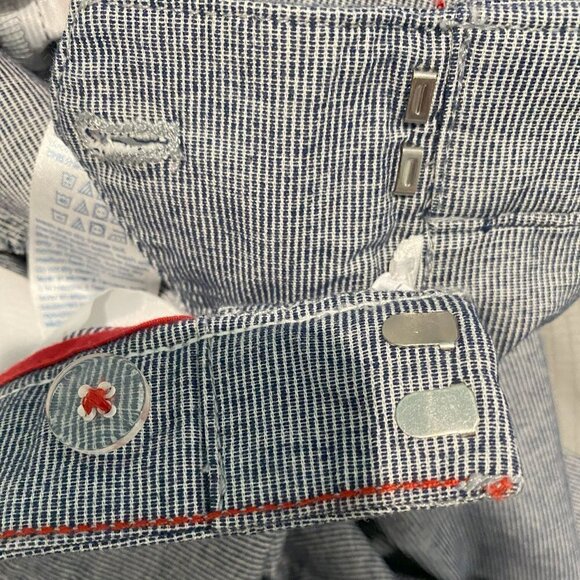 Tommy Hilfiger Navy and White Striped Capris Pants - Size 8 - Picture 8 of 8